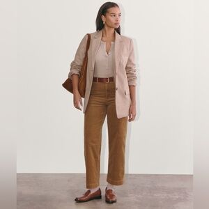 EVERLANE The Corduroy Wide Leg Pant Women’s Size 10 Light Brown Caramel Color